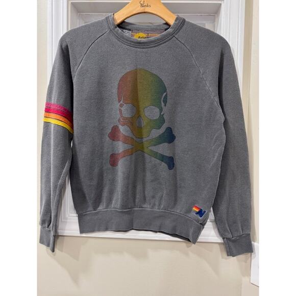 Aviator Nation Skull & Bones Sweatshirt - Picture 1 of 2